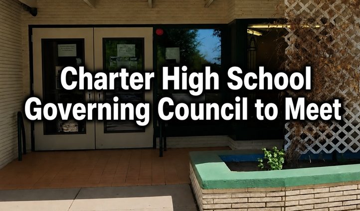 Charter High School Governing Council meeting announcement