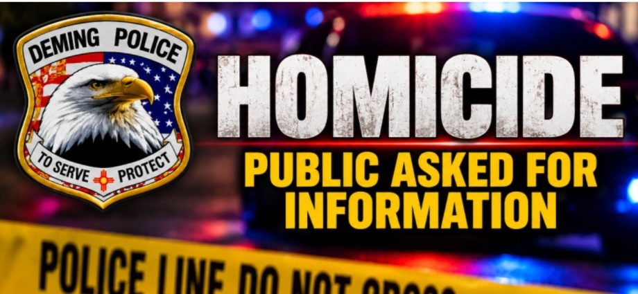 Deming Police homicide investigation — public asked for information