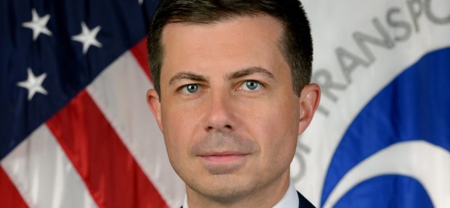 Former U.S. Transportation Secretary Pete Buttigieg, who will visit Las Cruces for a Democratic campaign event on September 13, 2026.