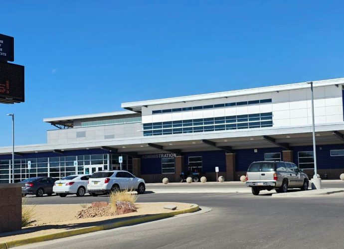 Deming High School campus where Wildcat Orientation Week will be held for students returning for the 2026-2027 school year.