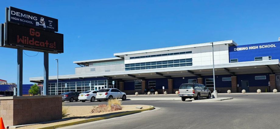 Deming High School campus where Wildcat Orientation Week will be held for students returning for the 2026-2027 school year.