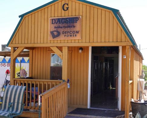 Exterior of the DAGSHIP Rescue facility in Deming