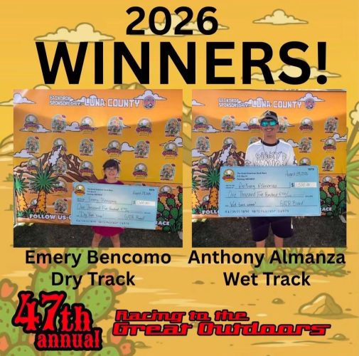 : 2026 Great American Duck Race winners Emery Bencomo and Anthony Almanza