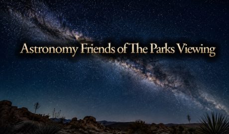 September night sky promoting Astronomy Friends of The Parks viewing programs