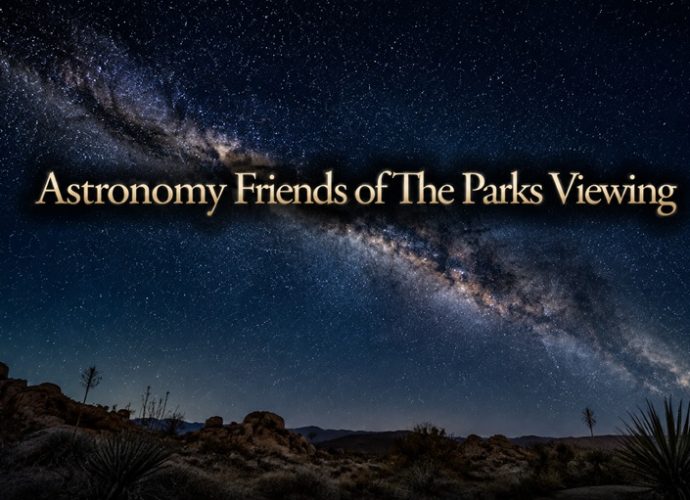 September night sky promoting Astronomy Friends of The Parks viewing programs