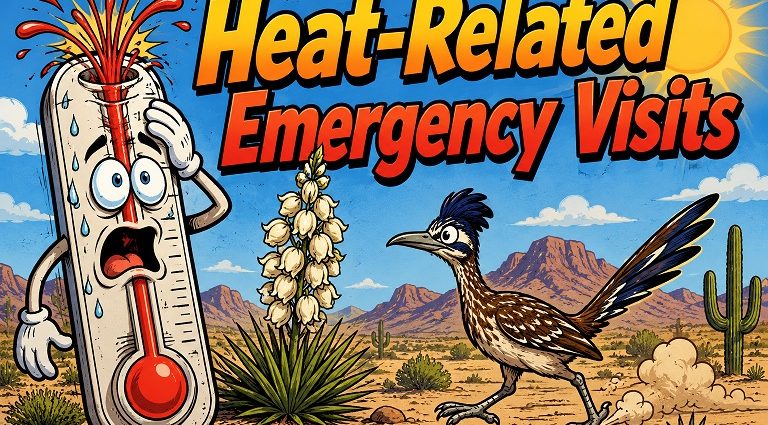 Heat-related emergency visits in New Mexico amid rising summer temperatures