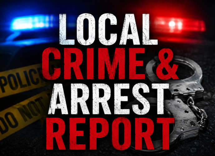 Local Crime and Arrest Report graphic for Deming News