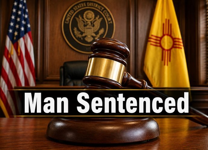 Deming man Gerald Lopez sentenced to 101 months in federal prison on drug, firearm and high-speed flight charges.