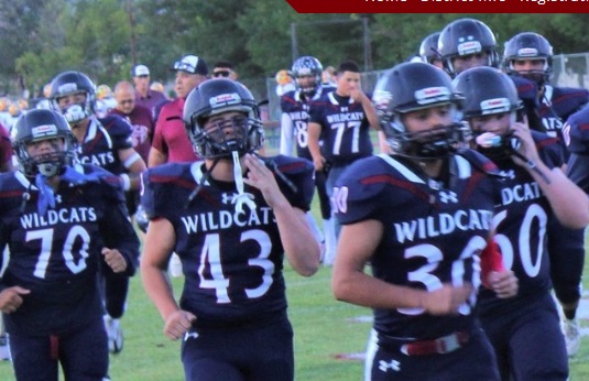Deming Wildcat football players prepare for the upcoming season during practice. Image courtesy of Deming Public Schools.