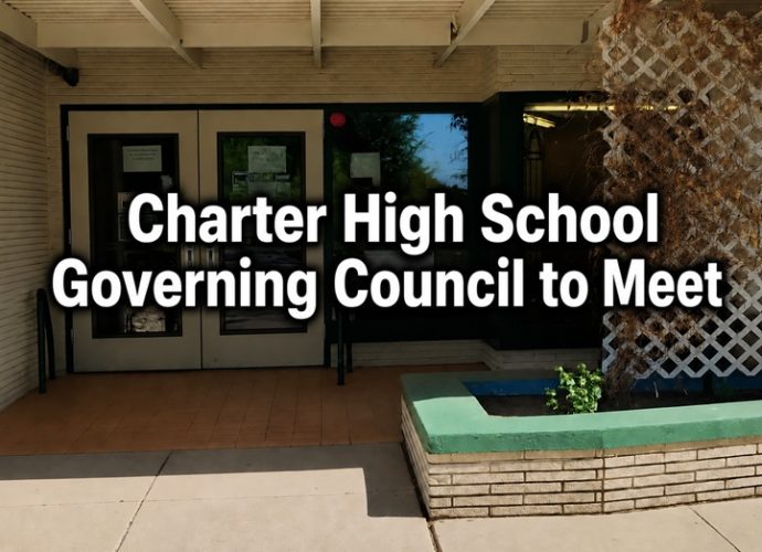 Charter High School Governing Council meeting announcement